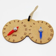 Compteur pétanque de poche de