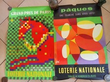 Lot affiches anciennes - lot,