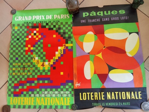Lot affiches anciennes - affiches,