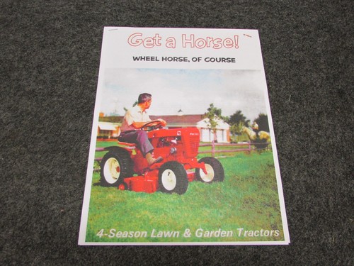 Vintage wheel horse - vintage!,