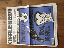 JOURNAL BD CHARLIE HEBDO 518 premieres mesures jeunes football flashball luz XX