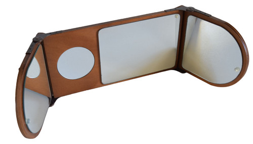Miroir triptyque barbier - miroir,