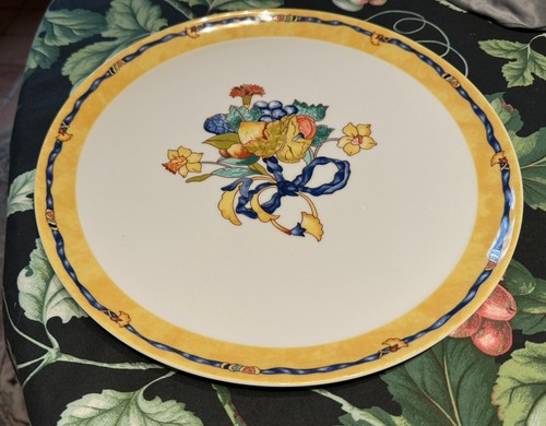 Plat bernardaud borghese - plat, jaune