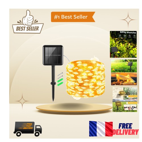 Guirlande lumineuse solaire - guirlande,