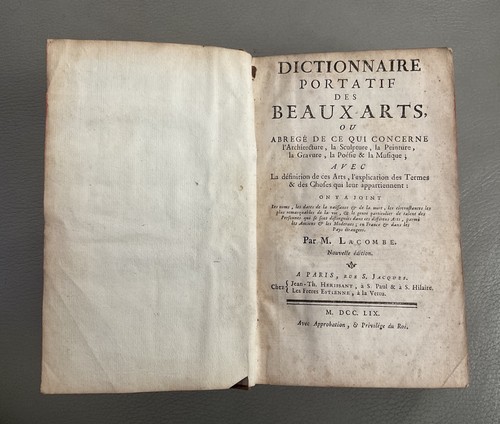 Dictionnaire portatif des