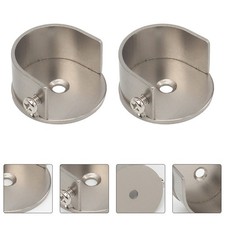  2 Pcs Support De Tringle À Rideaux Double Supports Tringles Pour
