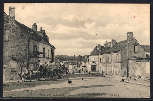 Cpa cheillé chapelle - cpa, cheillé,