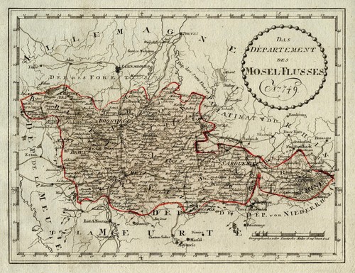 Lothringen saarland carte - saarland,