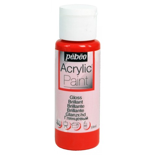 Peinture acrylique rouge - acrylique,