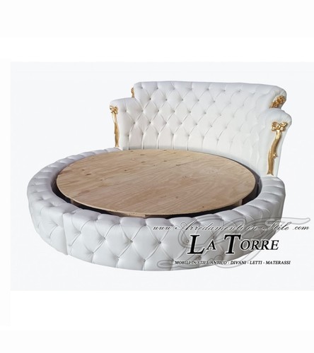 Lit rond double avec - double,