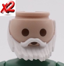 PLAYMOBIL x2 BARBE BLANCHE