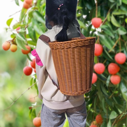 Panier fruits tissé la - tissé, à