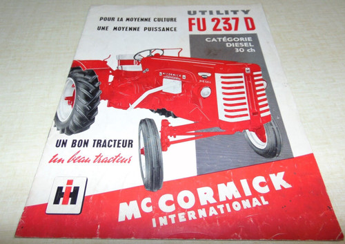 Brochure prospectus tracteur - brochure,