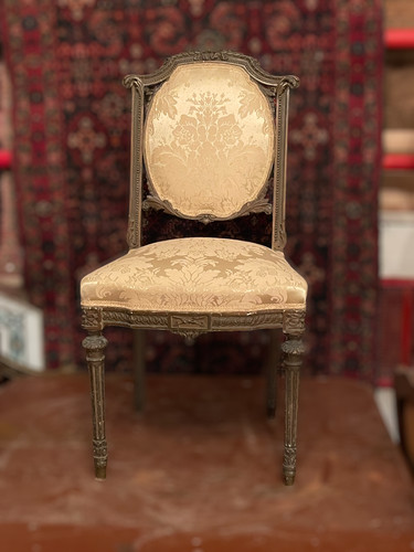 Paire chaises anciennes - paire, en
