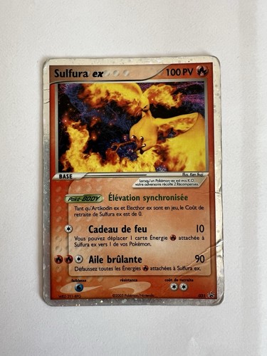 Cartes pokemon sulfura - pokemon, ex