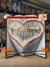 Sculpture Livre Art Personalisé,Cadeau Déco Maiso,Noël,Mariage,Café,Disney,Fête