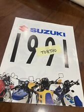 Suzuki 1991 moto DR800S DR650 RGV250 LS650 RG125 VS750 etc prospectus catalogue