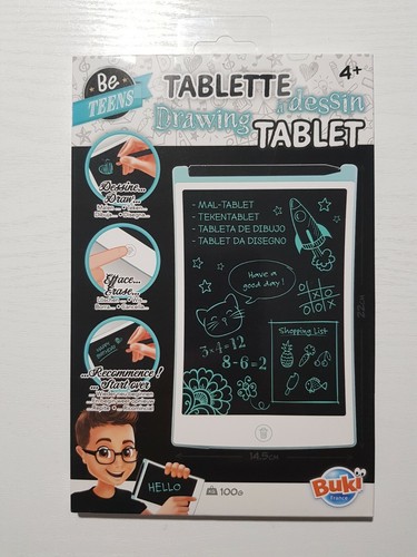 Tablette dessin buki bleu ou - dessin,