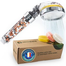 Aecodune Pommeau Douche XL Vitamine C Premium avec Filtre Eau - Anti Calcaire