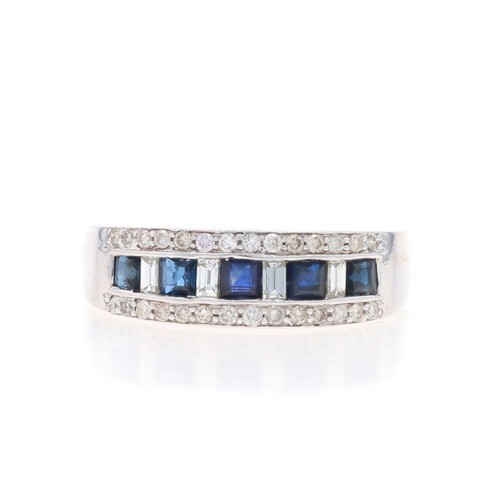 Blanc saphir diamant - or,