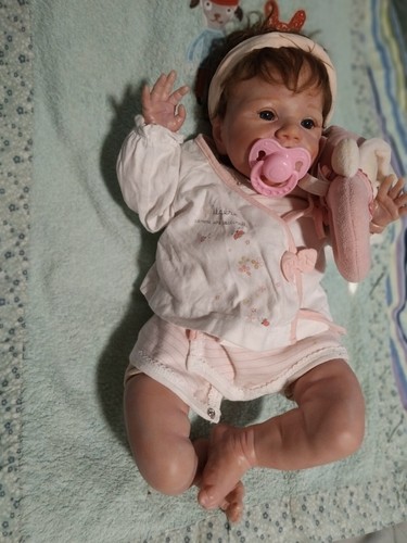 Bébé reborn souriante - bébé,