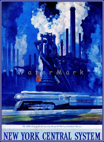 New york central railroad 1920 - york,