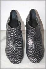 MINELLI  Boots Cuir Noir blanc