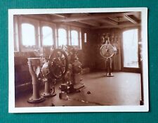 PHOTO Marine Bateau INSTRUMENTS DE NAVIGATION maritime 1925 Poste de pilotage