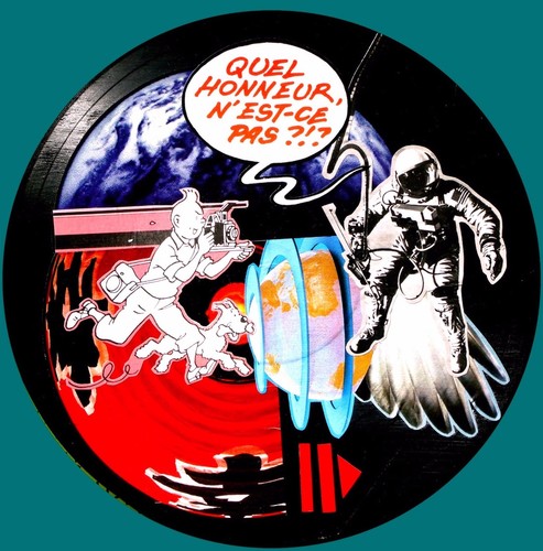 Collage sur vinyle tours - sur, 33