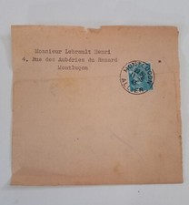 ANCIENNE LETTRE LEGION FRANCAISE DES COMBATTANTS 1943 MONTLUCON