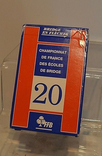 Jeu carte bridge fleche - carte, en