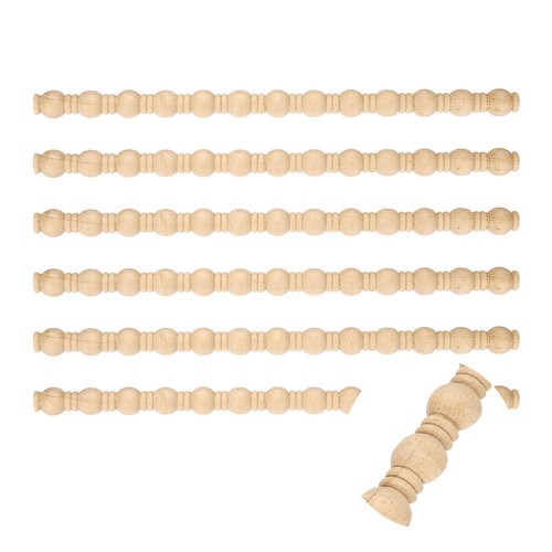 6pcs moulure bois - bois, décorative