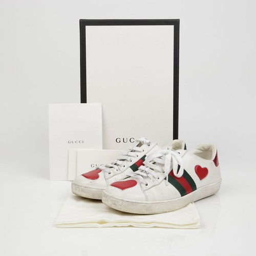 Gucci sneakers cœur ace - sneakers, 36