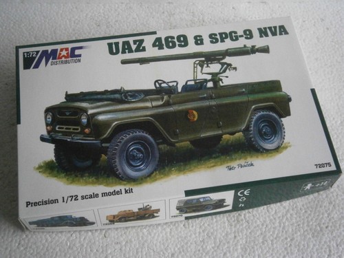 Maquette jeep uaz 469 - maquette, (russe)