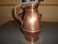 Pichet carafe broc vase en cuivre ancien
