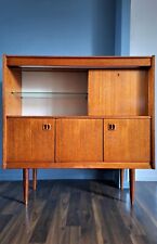 Enfilade vintage, meuble bar ancien, bibliothèque secrétaire