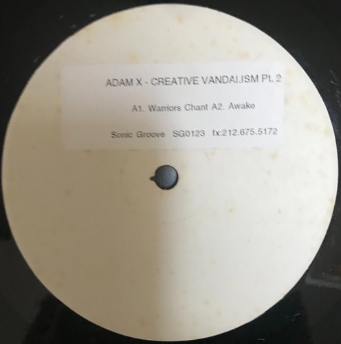 Vinyle white label ep adam - 12",