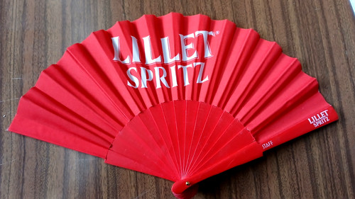 Eventail lillet spritz neuf - eventail,