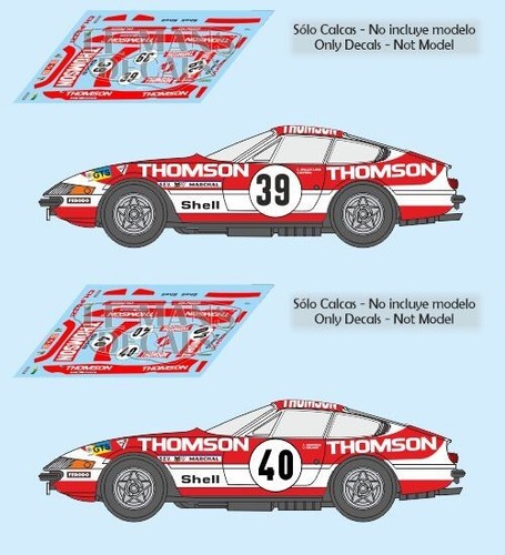 Autocollants ferrari 365 gtb - autocollants, gtb/4