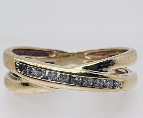 Bague croisée éternité - bague, mi-Éternité