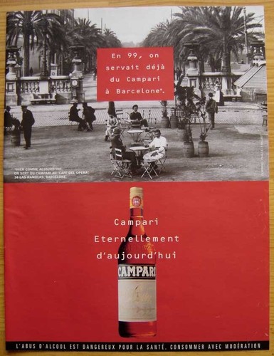 Publicité papier liqueur - papier,