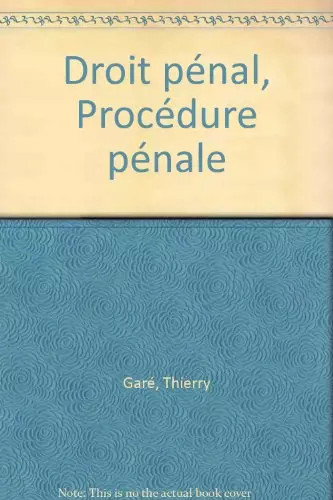 Droit pénal procédure - et,