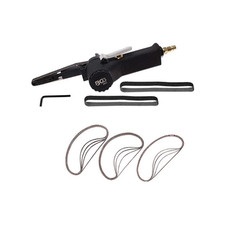 LOT LIME PONCEUSE POLISSEUSE PNEUMATIQUE ET 12 BANDES 10 X 330 SUPPLEMENTAIRES