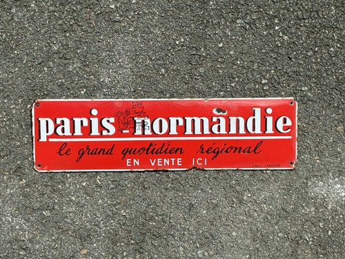Plaque émaillée ancienne - Émaillée,