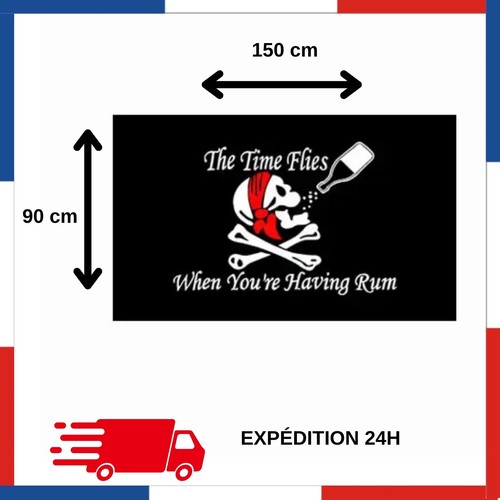 Drapeau pirate 90x150 - ,