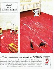 Publicité Advertising 067  1964  lino sol Gerflex Gerland