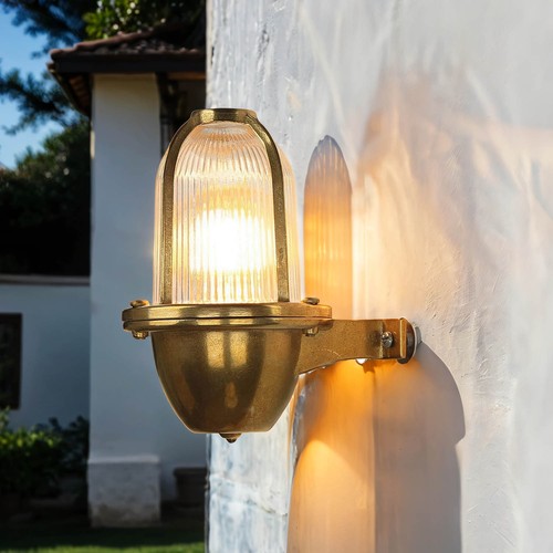 Laiton wandleuchte verre - laiton,