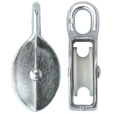 Poulie 40 MM Bloc de Corde Raide Poulie de Renvoi Moufle Poulie