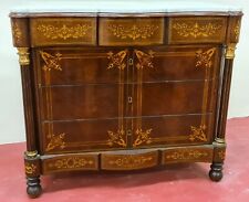 COMMODE FERNANDINA. BOIS DE ROSE. MARQUETERIE DE BOJ. ESPAGNE.XIXÈME SIÈCLE