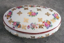 Ancienne bonbonnière Porcelaine de Limoges Unique Touze Lemaitre & Blancher  C26